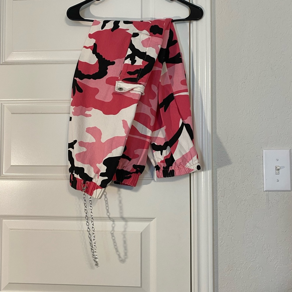 Pink and camp pants!
